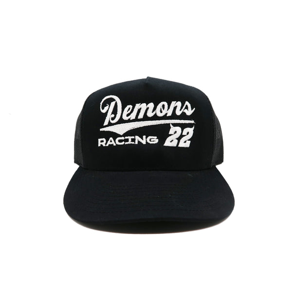 Black Destroy Demons Racing Hat