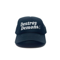 Midnight Black Demons Foam Trucker